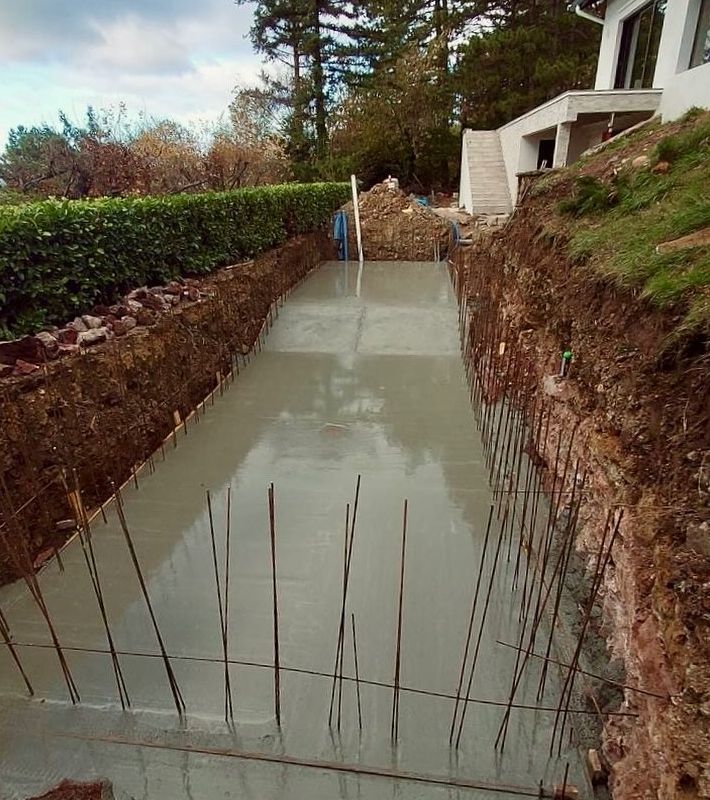 Travaux de maçonnerie réalisés par SYNERGY Construction à Charbonnières-les-Bains 